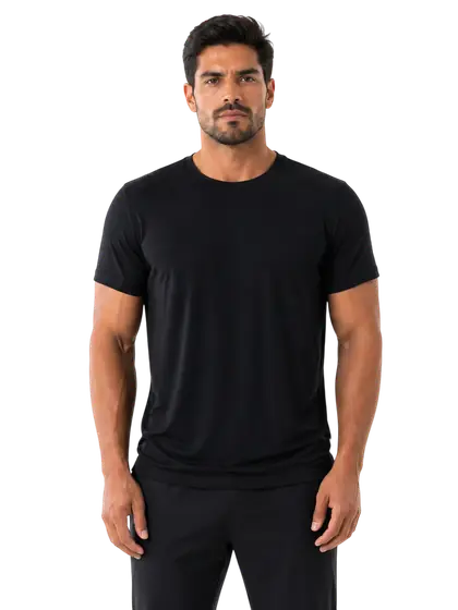 Camiseta Tech Modal personalizada com a estampa da sua marca, produzida pela Gubo