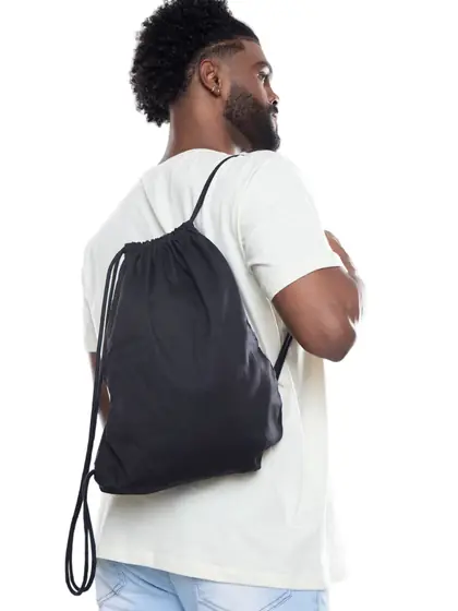 Sacochila personalizada com a estampa da sua marca, produzida pela Gubo